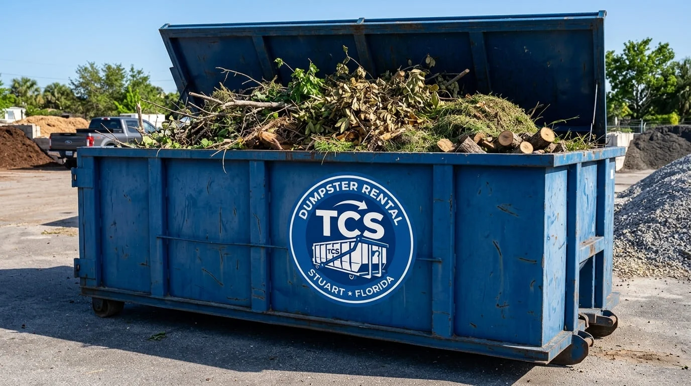 Yard Waste Dumpster Rental Stuart FL