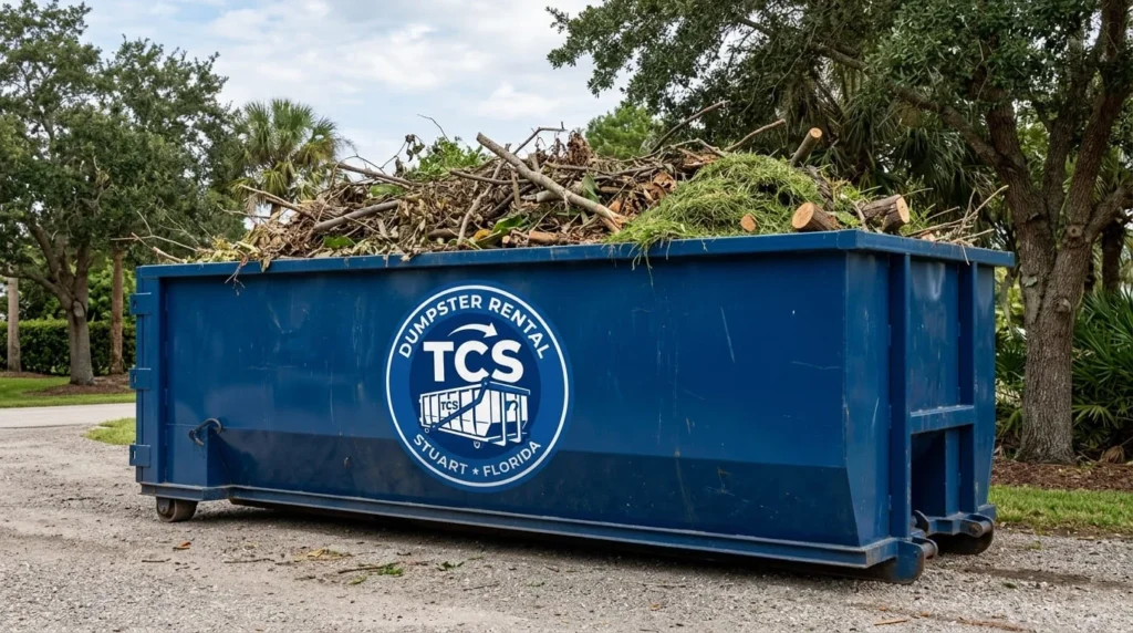 Yard Waste Dumpster Rental Stuart